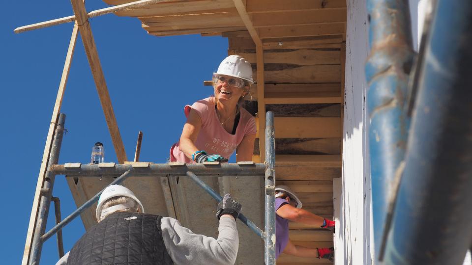 Vrouw in de Bouw