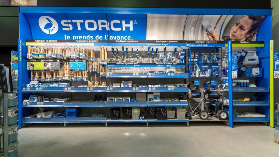 Storch pilootproject nieuwe rekken