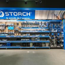 Storch pilootproject nieuwe rekken