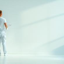 Luchtzuiverende pleister verf